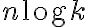  n \log k