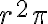  r^2 \pi 