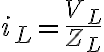 i_L=\frac{V_L}{Z_L}