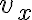  v_x 