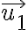  \vec{u_1} 