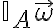 \mathbb{I}_A\vec \omega