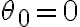 \theta _0 = 0