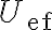 U_{\text{ef}}