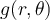  g(r, \theta)  