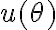  u( \theta ) 
