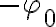 -\varphi_0