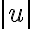 |u|