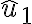  \hat{u}_1 