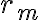  r_m 