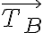  \vec{T_B} 
