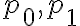  p_0, p_1 