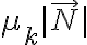 \mu_k |\vec N|