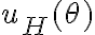 u_H(\theta)