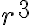 r^3