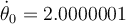 \dot{\theta}_0=2.0000001