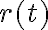 r(t)
