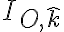 I_{O,\hat k}