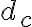  d_c 