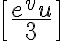 \[\frac{{{e^v}u}}{3}\]
