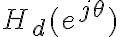 H_d(e^{j\theta})