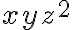 xyz^2