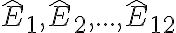 \hat{E}_1, \hat{E}_2,...,\hat{E}_{12}