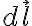 d\vec{l}