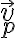 \overrightarrow{v}_p