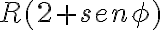 R(2+sen\phi) R(2+sen\phi)