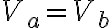 V_a=V_b