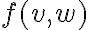 f(v,w)