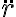   \ddot{r}  