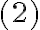 (2)