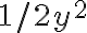 1/2y^2