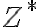  Z^*