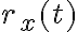 r_x(t) r_x(t)