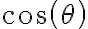 cos(\theta)