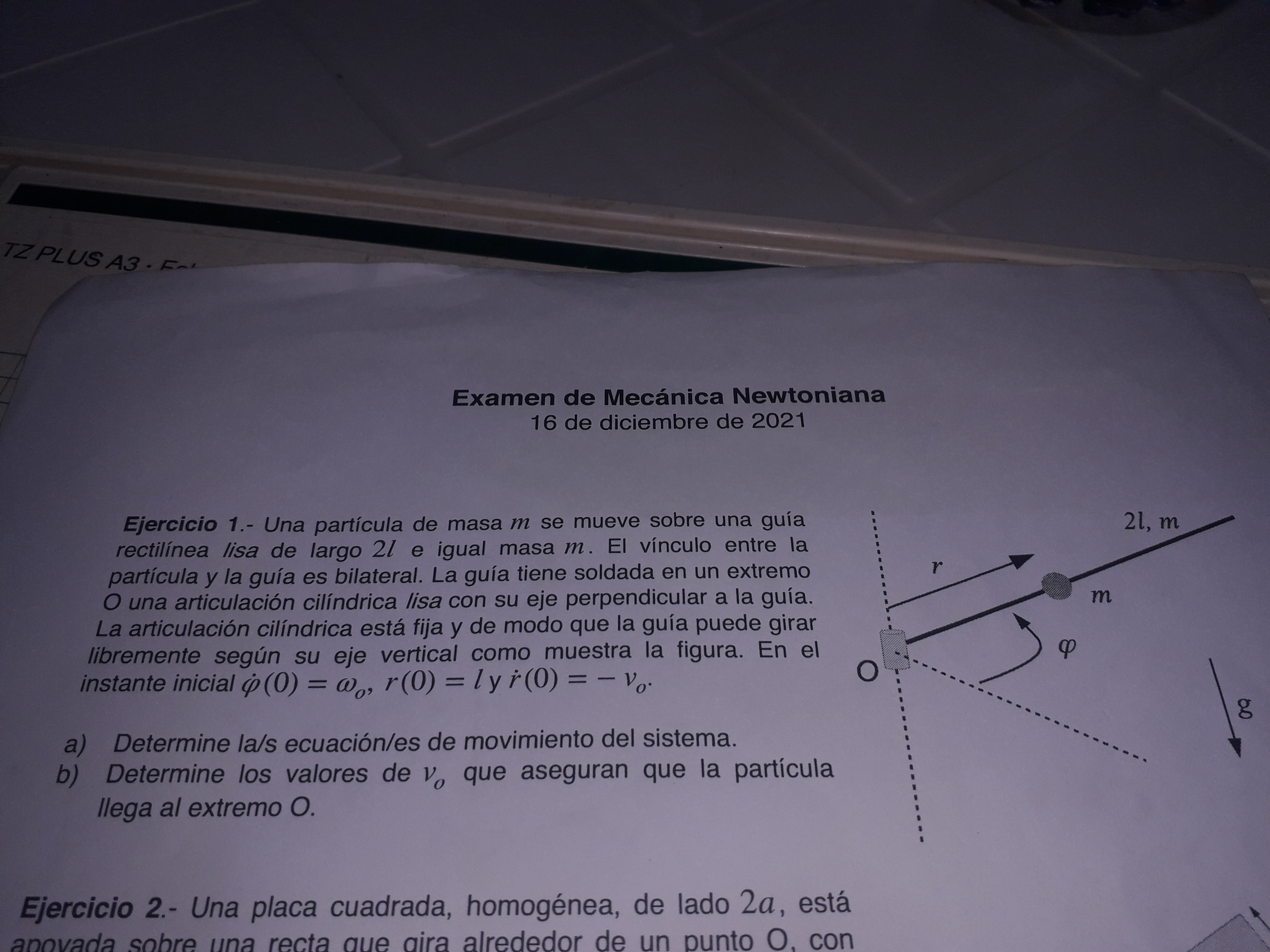 Ejercicio 1 examen 16 de diciembre de 2021