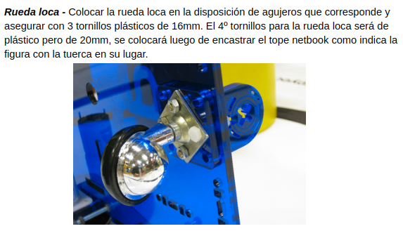 Acá se puede ver cómo queda el montaje