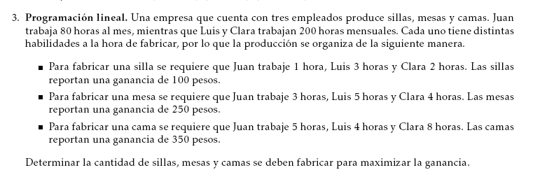 Ejercicio 4.3 del práctico 6: Programación Lineal