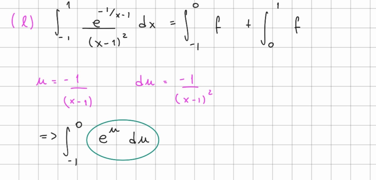 Hola, no se como concluir con ese cambio de variable que la integral de -1 a 0 y de 0 a 1 divergen
