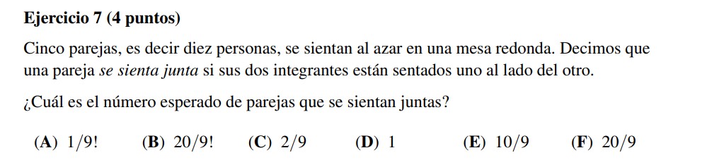 Ejercicio 7. Parcial semestre par 2019