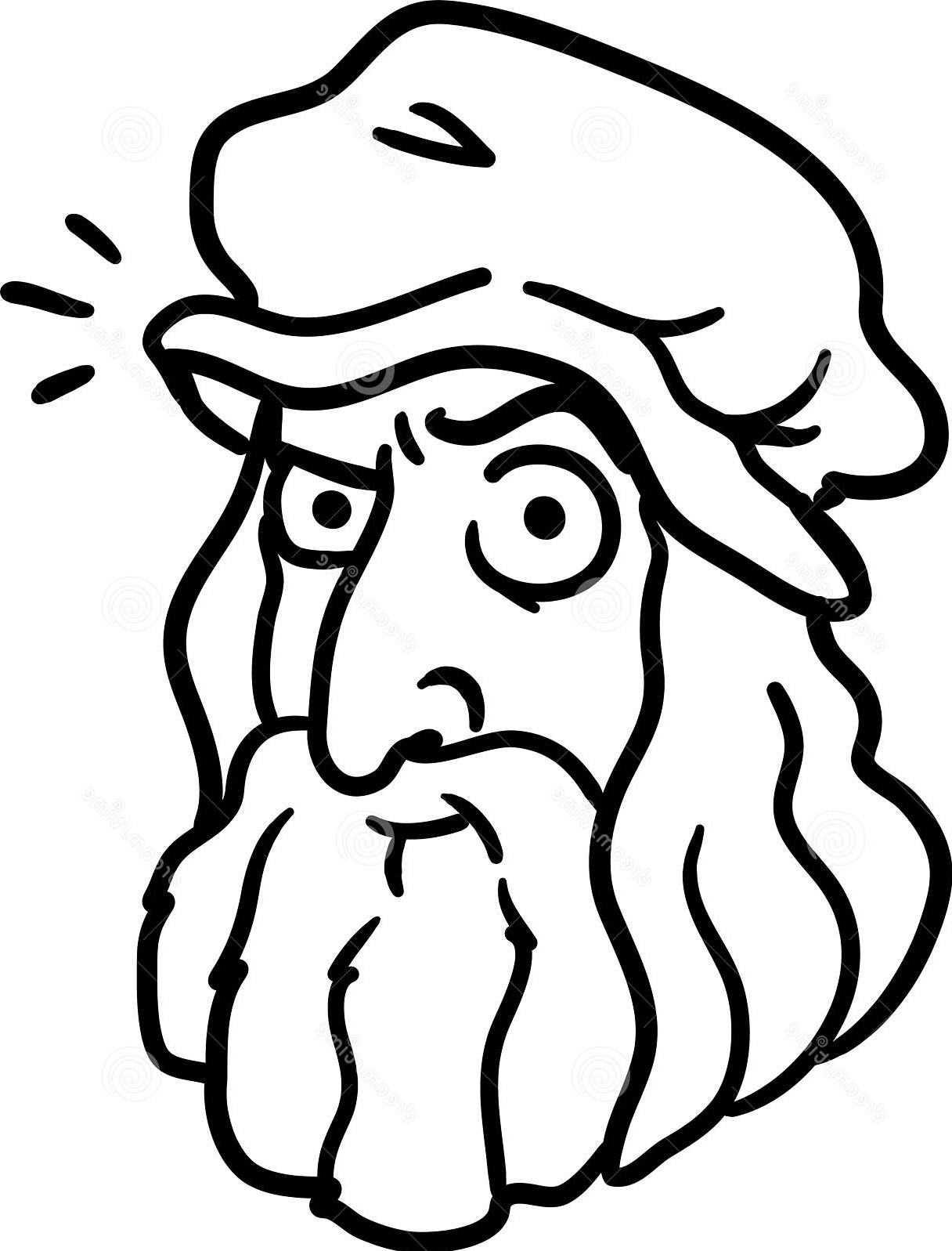 Caricatura de Leonardo Da Vinci