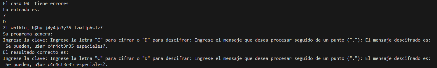 ERROR INESPERADO EN LA TAREA