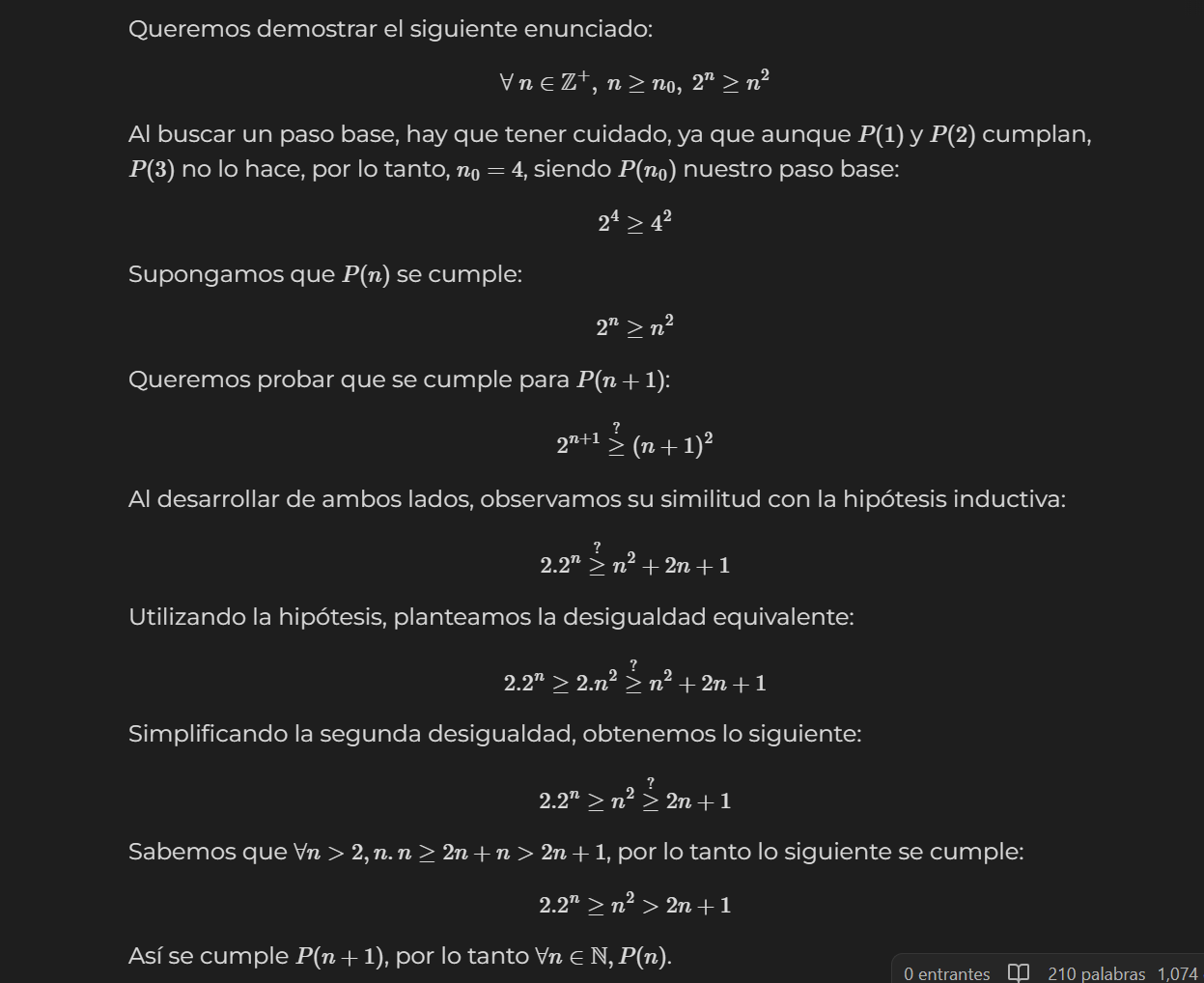 ejercicio