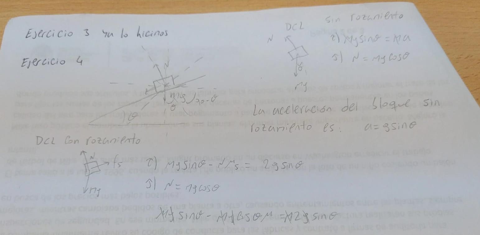 desarrollo del ejercicio