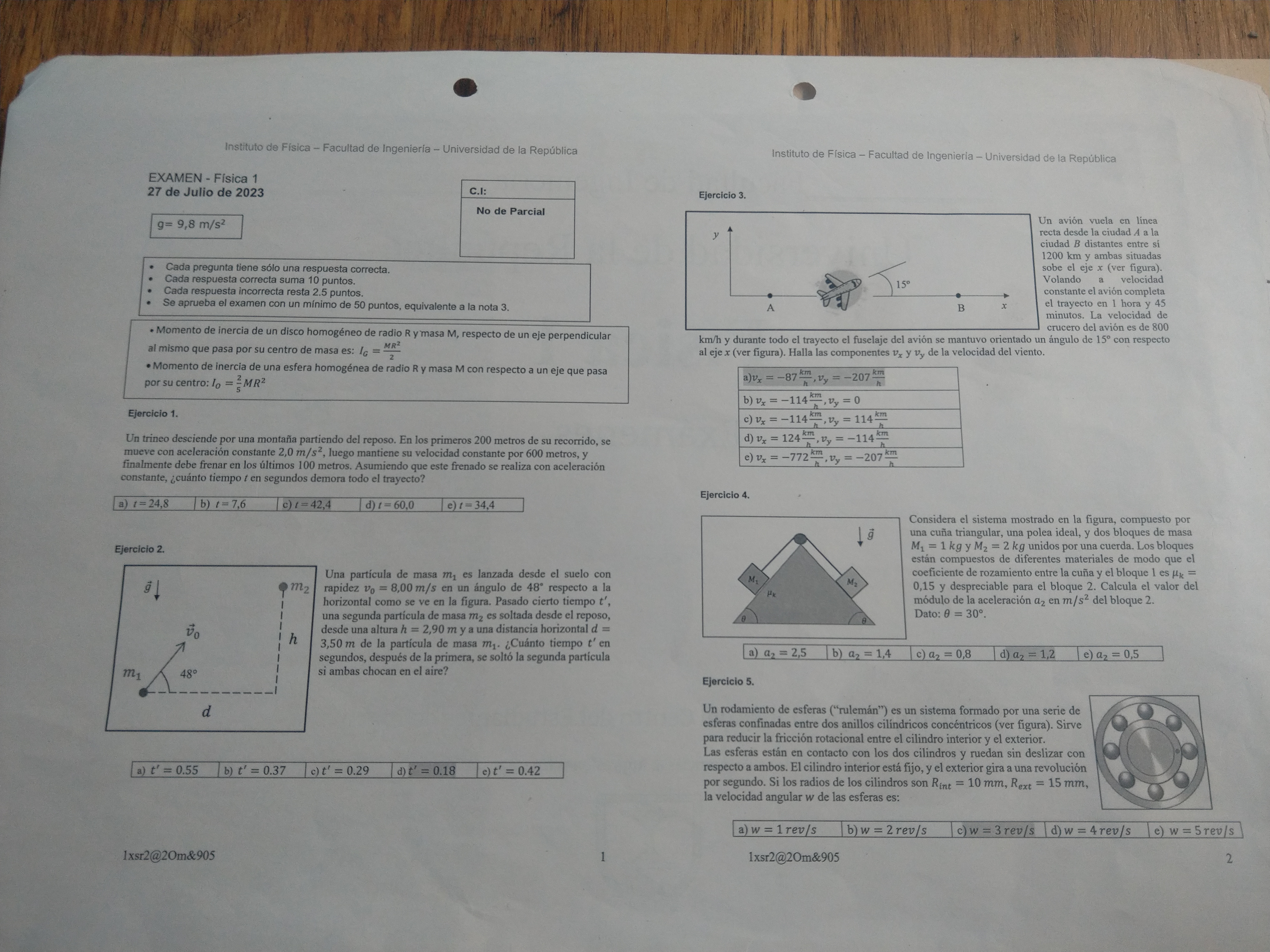 Primera parte del examen 27/7/23.