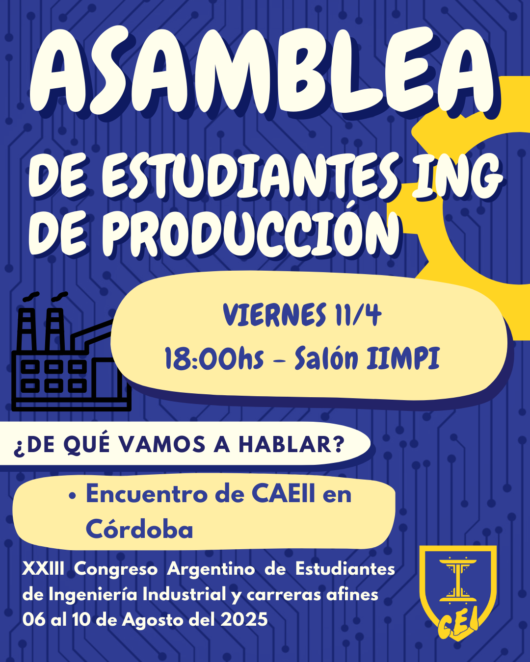 Información asamblea estudiantes IP por CAEII